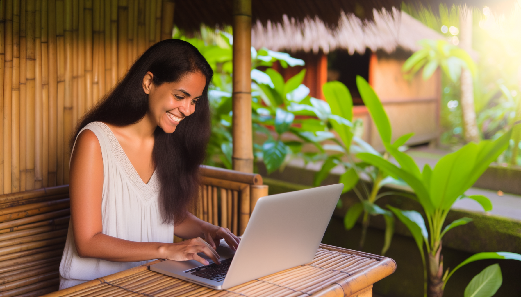 Tereza na stáži na Bali v digitální agentuře